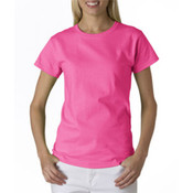 Anvil Ladies' Heavyweight Tee Shirt Azalea XL
