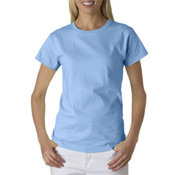 Anvil Ladies' Heavyweight Tee Shirt Carolina Blue