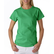 Anvil Ladies' Heavyweight Tee Shirt Green Apple Me