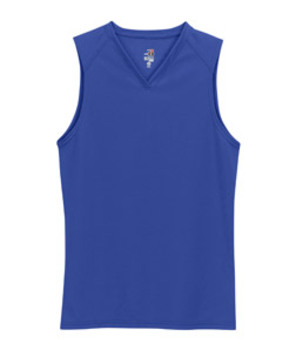 Badger Ladies' Sleeveless Tee royal Small