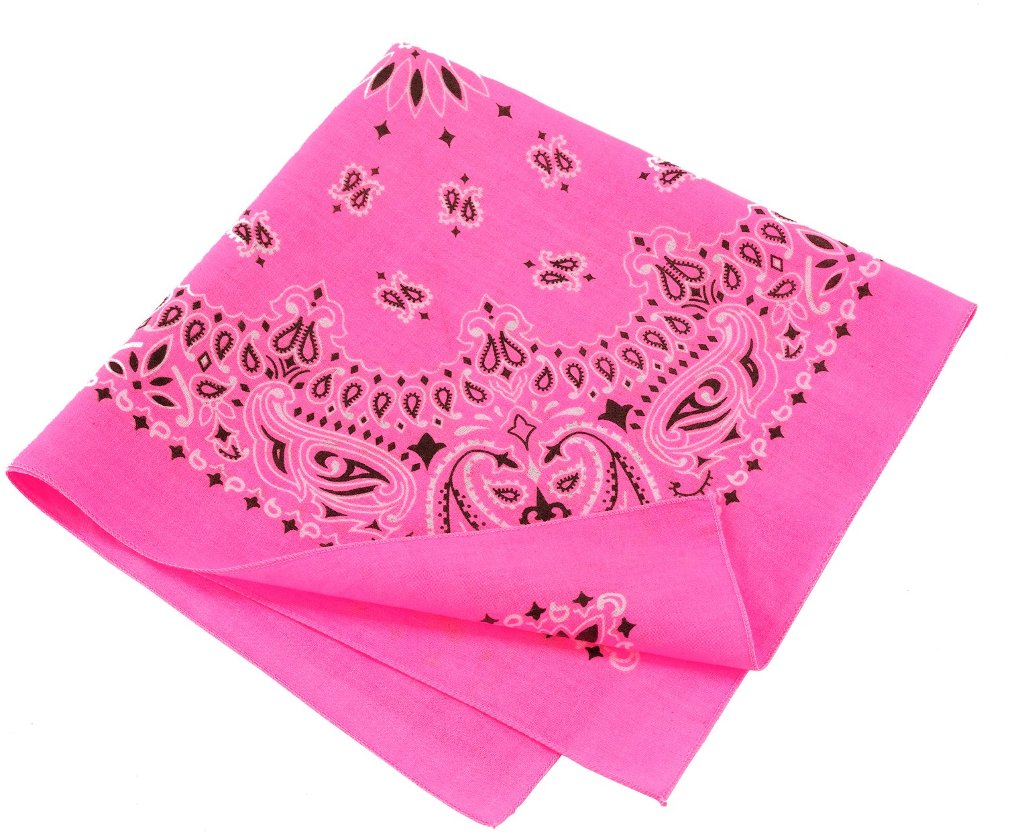 pink bandana pants