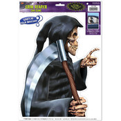 Grim Reaper Backseat Driver Car Cling