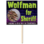 Wolfman For Sheriff Yard Sign