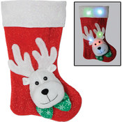 Light-Up Reindeer Stocking