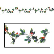 Holly &amp; Berry Garland