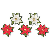Mini Poinsettia Cutouts