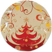 Italian Tableware - Christmas Tree Small Plates