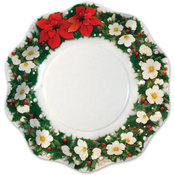 Italian Tableware - Poinsettia Medium Bowls
