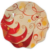 Italian Tableware - Christmas Tree Medium Bowls