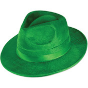 Green Vel-Felt Fedora Wholesale Bulk
