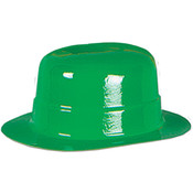 Packaged Miniature Green Plastic Derbies