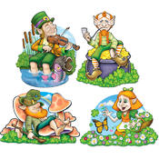Packaged Leprechaun Cutouts
