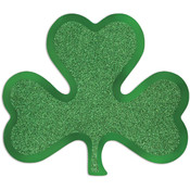 Glittered Foil Shamrock Cutouts