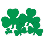 5" Printed Shamrock Cutout