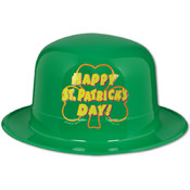 Plastic Happy St Patrick's Day Derby Wholesale Bulk