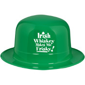 Plastic Irish Whisky Makes Me Frisky Derby
