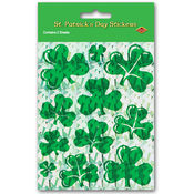 Prismatic Shamrock Stickers