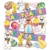Flame Resistant Easter Decorating Kit - 25 Pieces