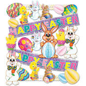 Easter Decorating Kit - 25 Pieces