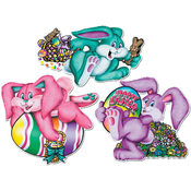 Packaged Plush Easter Bunny Cutouts