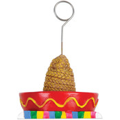 Sombrero w/Serape Photo/Balloon Holder Wholesale Bulk
