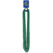Party Beads - Small Round - Green Wholesale Bulk