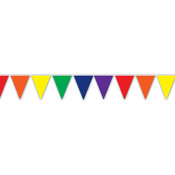 Rainbow Indoor/Outdoor Pennant Banner