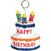 Birthday Cake Photo/Balloon Holder