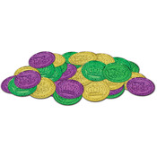 Mardi Gras Plastic Coins