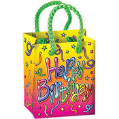 Happy Birthday Mini Gift Bag Party Favors