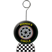Checkered Flag/Racing Tire Photo/Balloon Holder