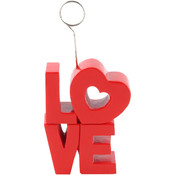 Red 'LOVE' Photo/Balloon Holder Wholesale Bulk