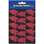 Prismatic Grad Cap Stickers