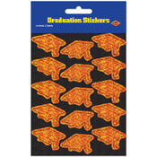 Prismatic Grad Cap Stickers
