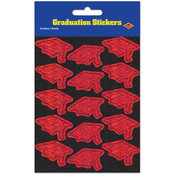 Prismatic Grad Cap Stickers