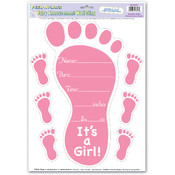 Birth Announcement Peel 'N Place
