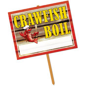 Crawfish Boil Yard Sign
