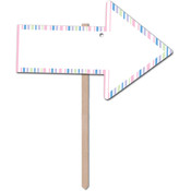 "Blank" Arrow Yard Sign