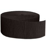 FR Festive Crepe Streamer - Black