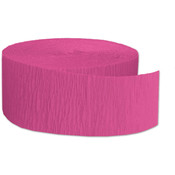 FR Festive Crepe Streamer - Cerise