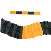 Packaged Leaf Garland - Black and Golden Yellow
