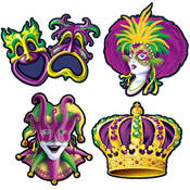 Mardi Gras Cutouts