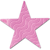 Embossed Foil Star Cutout