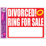 Divorced! Ring For Sale Peel 'N Place
