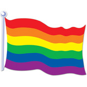 Rainbow Flag Cutout