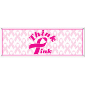 Pink Ribbon Sign Banner