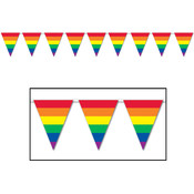 Rainbow Pennant Banner