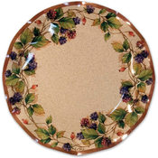 Italian Tableware - Blackberry Medium Plates