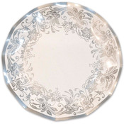 Italian Tableware - Traditional Silver Lge Plates