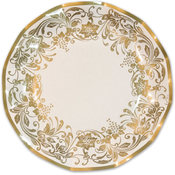 Italian Tableware - Traditional Gold Large Plates